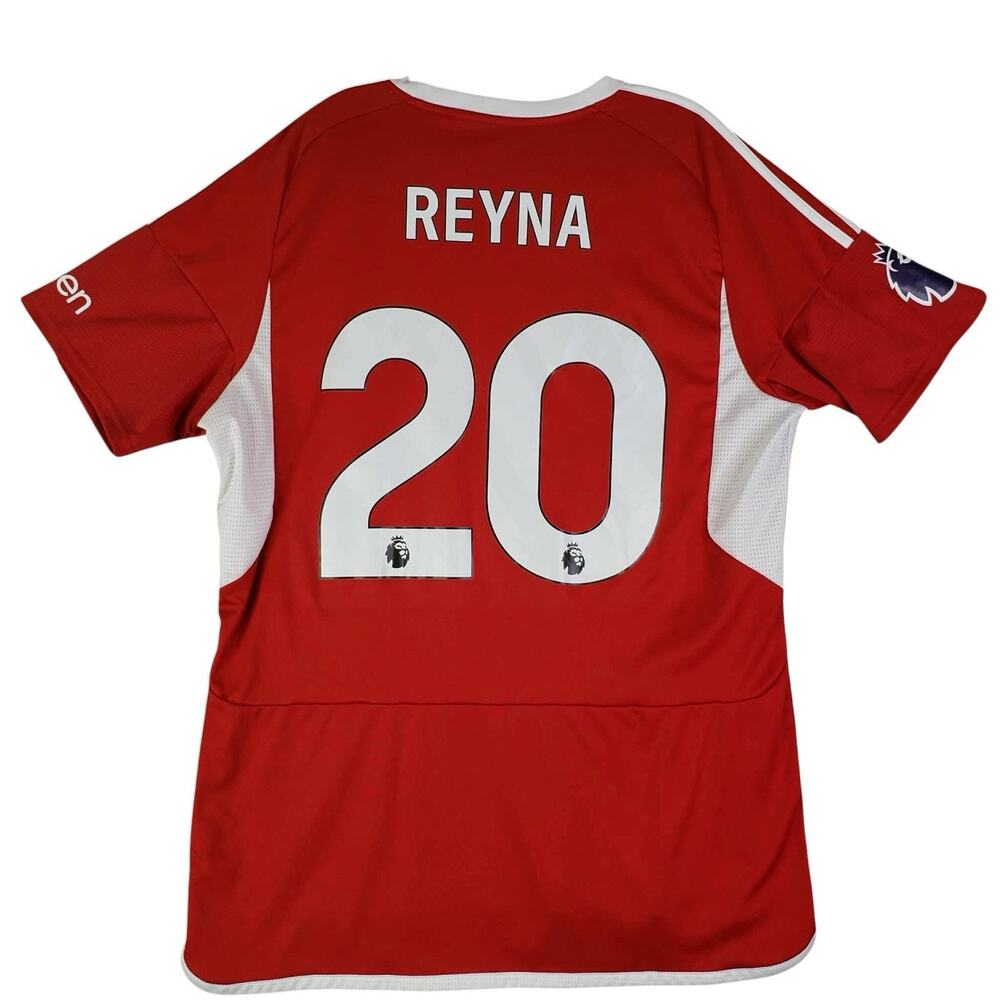 Adidas Nottingham Forest Home football Shirt Jersey Soccer Red Size XL Reyna - Picture 3 of 15